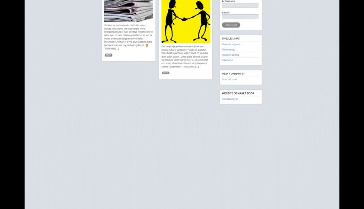Bekijk de website van Het Uiltje - Een realisatie van Nick Suy Webdesign