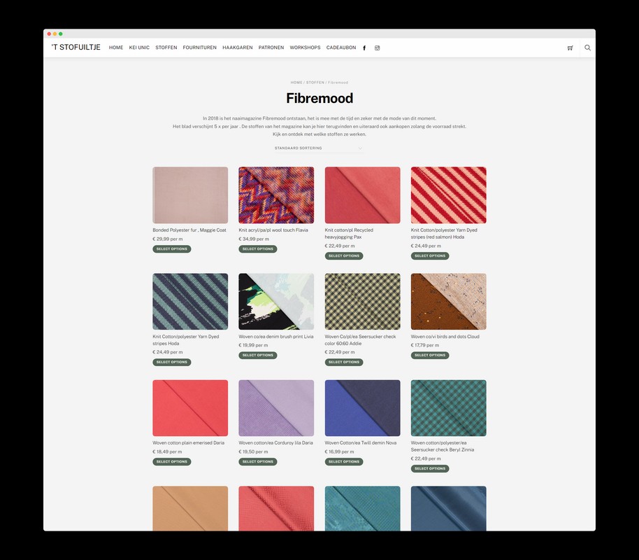 Webshop voor online winkel 't Stofuiltje - Een realisatie van Nick Suy Webdesign